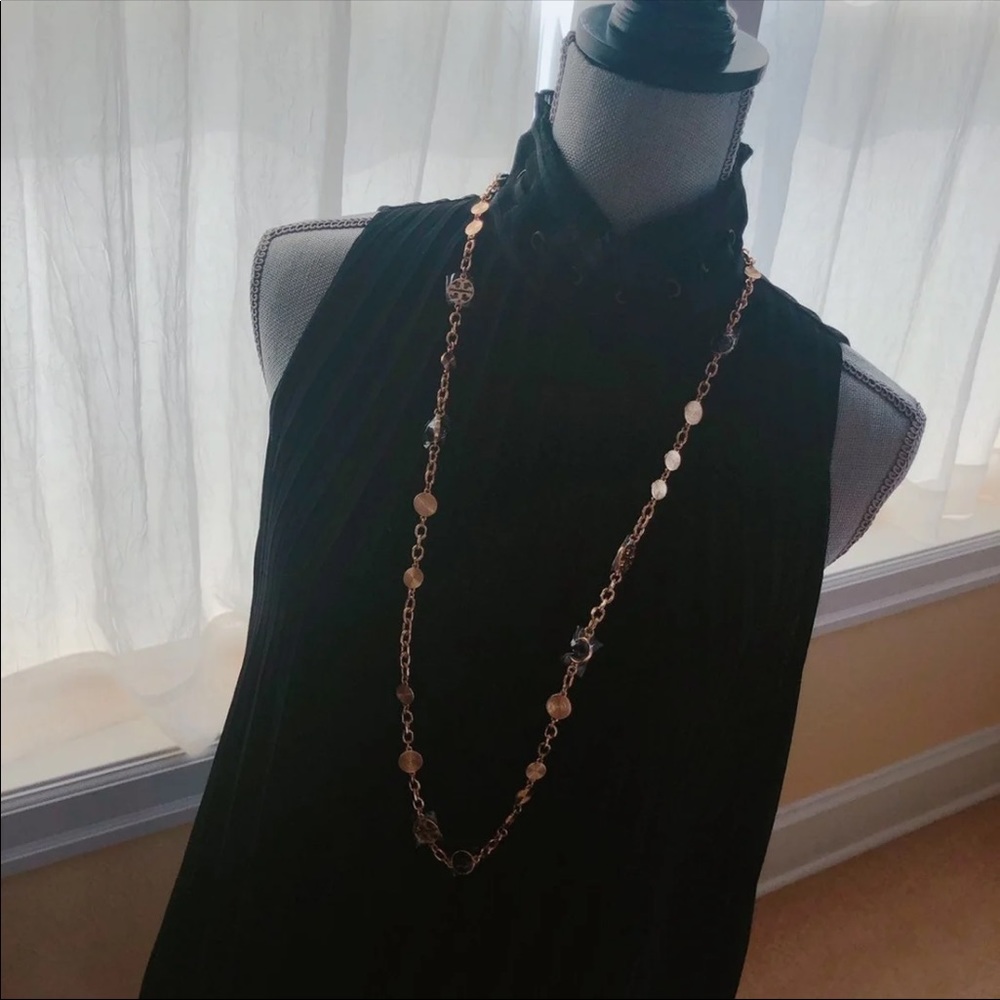 LAST ONE Tory burch Black Gold 2way Necklace - Picture 3 of 8